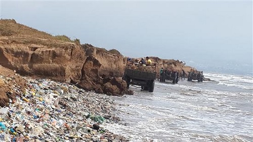 سرقة رمول شاطئ عكار تغير النظام البيئي البحري