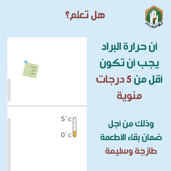 حرارة البراد!