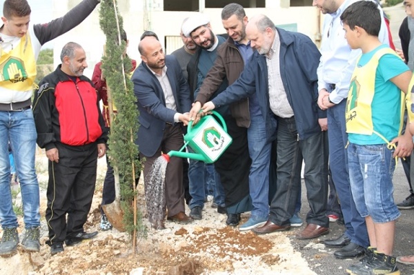 حملات تشجير في جدرا، سبلين ودوحة الحص