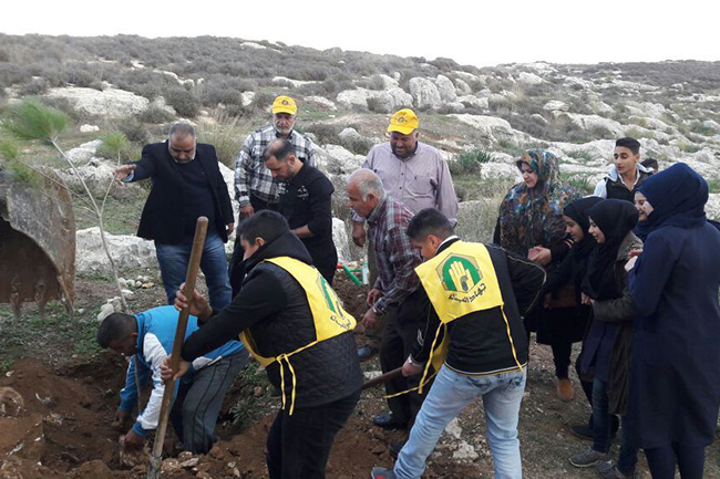 نشاط زراعي بمناسبة في بافليه - جهاد البناء